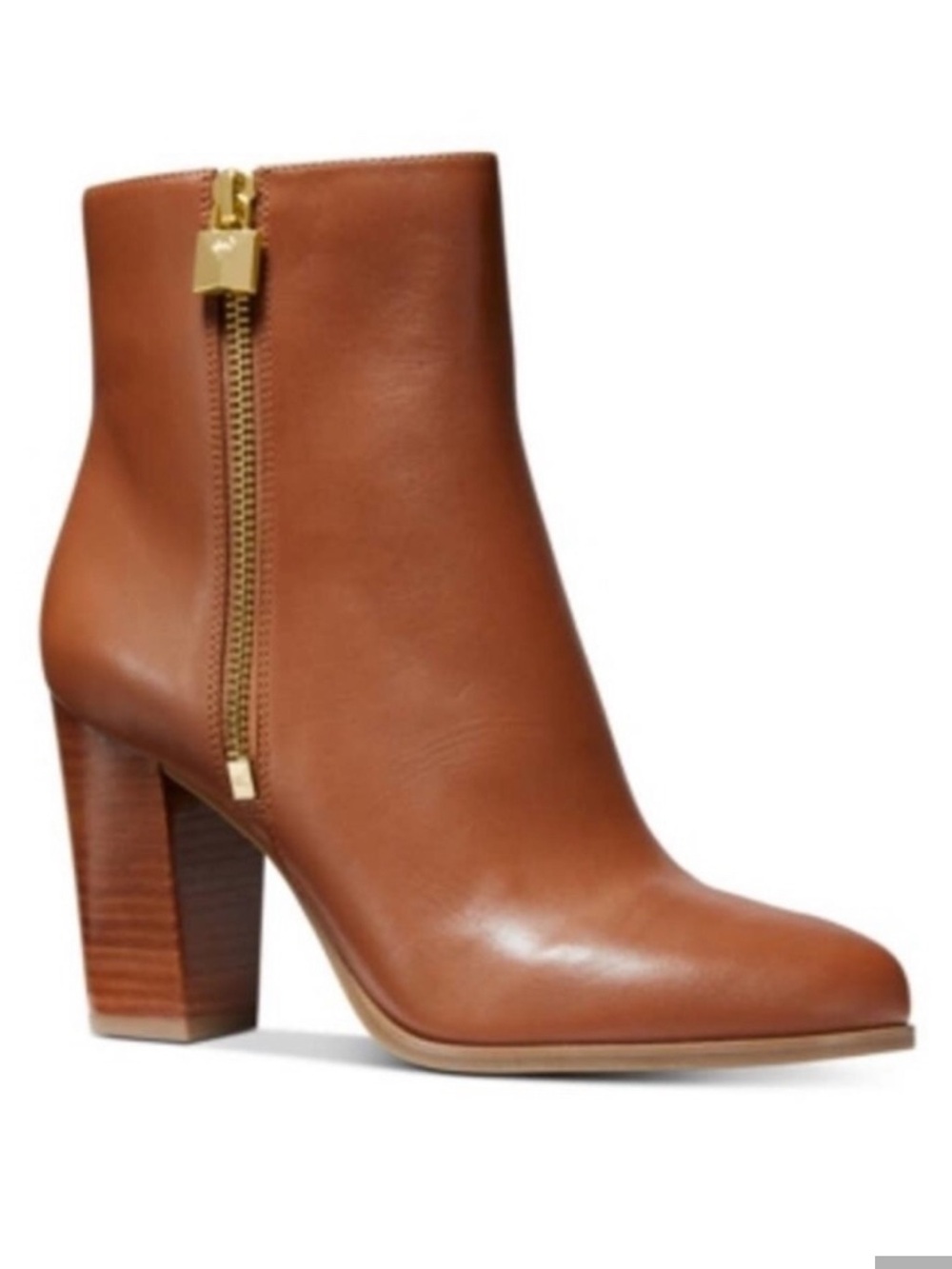 Michael Michael Kors Frenchie Ankle Boots, Brown/Cognac size 10